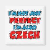 Niet alleen perfecte Tsjechische Magnet Magneet (Voorkant)