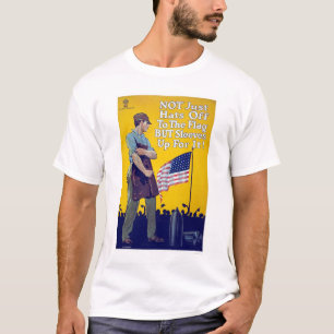 Niet alleen petten naar de vlag t-shirt