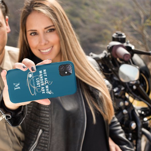 Niet allen die de ander verliest Citaat Monogram Case-Mate iPhone Case