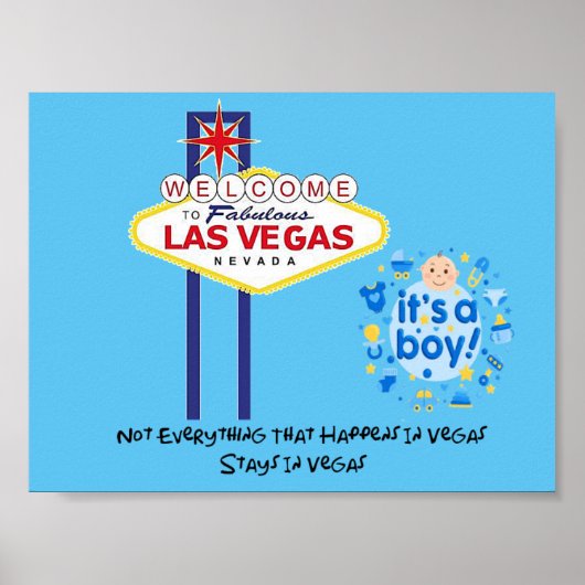 Niet alles in Vegas is een jongen. Poster (Voorkant)