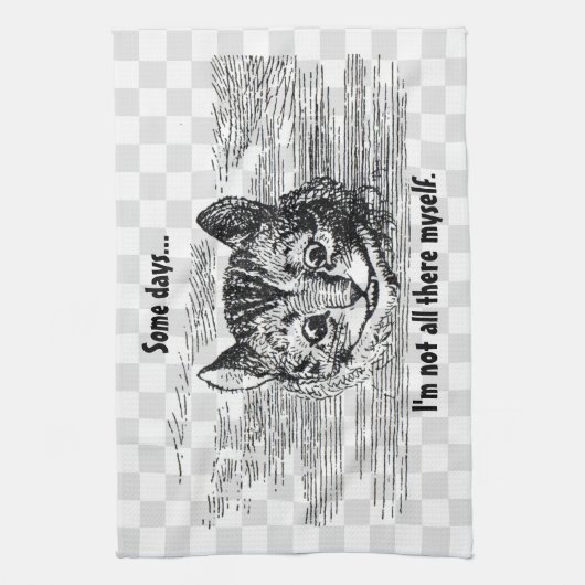 Niet alles. theedoek (Verticaal)