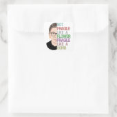 Niet als een fluitje als een bomb vierkante sticker (Tas)