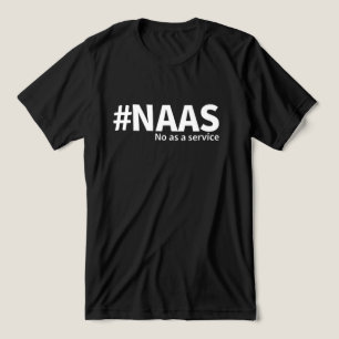 Niet als een service NAAS Tech Humor Tri-Blend Shirt