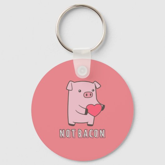 Niet Bacon Sleutelhanger (Voorkant)