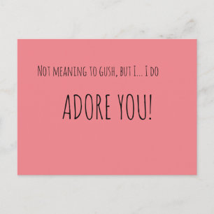 Niet bedoeld om te duwen briefkaart