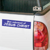 Niet beschaamd bumpersticker (Op Truck)