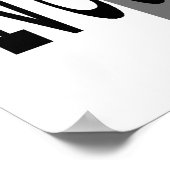 Niet beschaamd! Romeinen 1:16 (met kruis) Poster (Hoek)