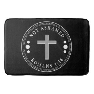 Niet beschaamd voor de Christelijke Bijbelse Verse Badmat