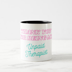 Niet-betaalde therapeutische Mok, Cadeau Tweekleurige Koffiemok