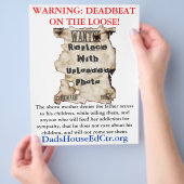 Niet-betalende Moeder Flyer (Hand)