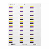 niet binair etiket (Full Sheet)