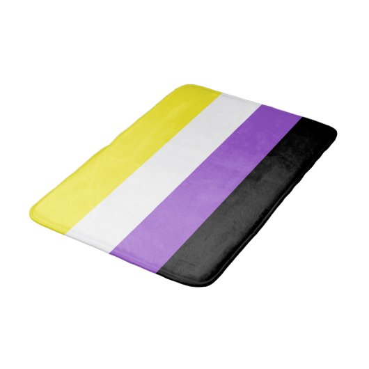 niet-binair vlagmedium badmat (Gekanteld)