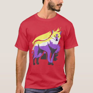 niet-binaire geschenken, niet-binaire vos, LGBT-af T-shirt