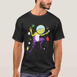 Niet-binaire kikker in de ruimte Nonbinary Pride T-shirt