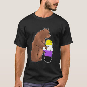 Niet-binaire Mama Beer Queer Kind T-shirt