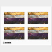 Niet-binaire nevelvlag stickers (Vel)