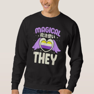 Niet-binaire Niet-binaire Genderqueer LGBTQIA Magi Trui