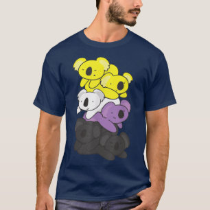 Niet-binaire vlag Niet-Binair Pride LGBTQ Koala T-shirt