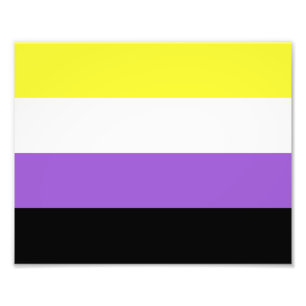 Niet-bindende geprikte vlag foto afdruk