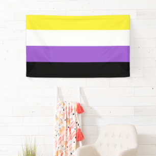 Niet-bindende geprikte vlag spandoek