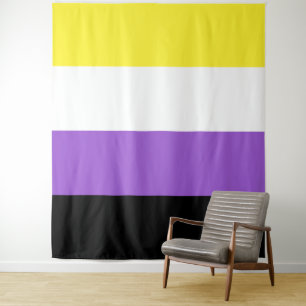 Niet-bindende geprikte vlag wandkleed