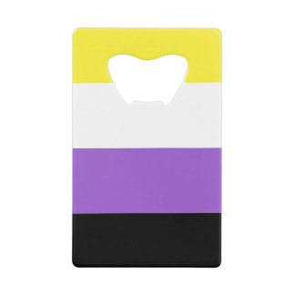 Niet-bindende Pride Kredietkaart Flessenopener