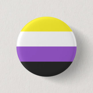 Niet-bindende vlag ronde button 3,2 cm