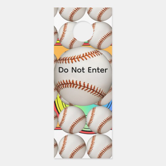 Niet Binnenkomen Honkbal  (Voorkant)