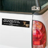 Niet blij bumpersticker (Op Truck)
