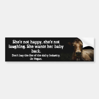 Niet blij bumpersticker
