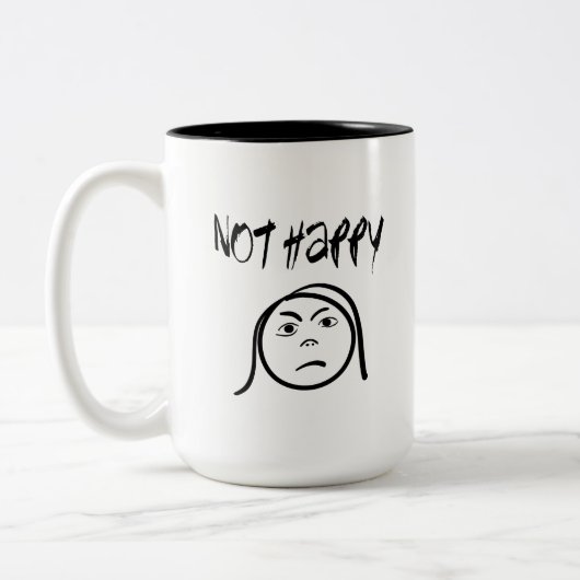 Niet blijde mok (Links)