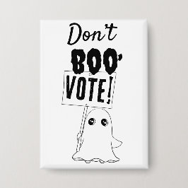 Niet boeken, stemmen! Spooky Schattigee Button voo