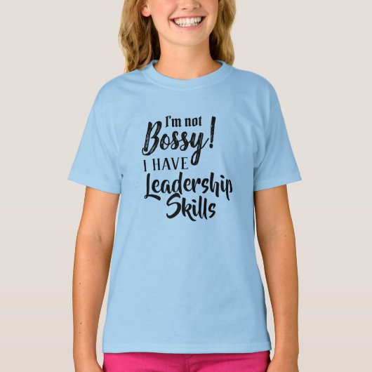 Niet Bossy T-shirt (Voorkant)