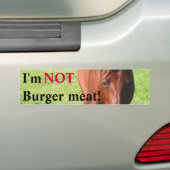 NIET-brandervleesBumpersticker Bumpersticker (Op auto)
