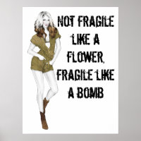 Niet breekbaar als een bloem, breekbaar als een bo