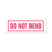 Niet buigen  zelfinktende stempel (Design)