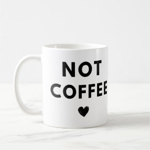 Niet Coffee Black Heart Funny Koffiemok