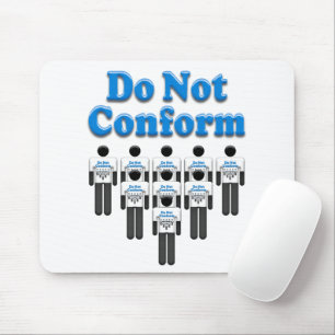 Niet conforme muismat
