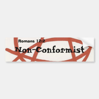 Niet-conformist Bumpersticker