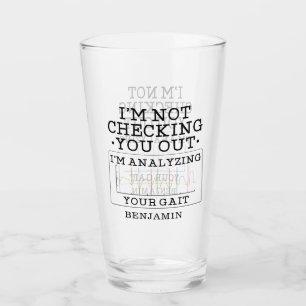 Niet controleren op fysieke therapist-tas glas