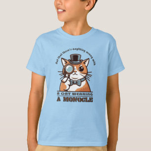 Niet dat er iets mis is met een kat die draagt t-shirt
