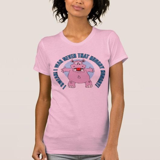 Niet dat Hongaarse Hippo T-shirt (Voorkant)