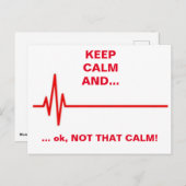 Niet dat kalme briefkaart (Voorkant / Achterkant)