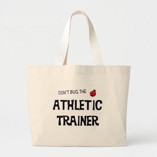 Niet de Athletic Trainer Bag aantrekken Grote Tote Bag (Voorkant)
