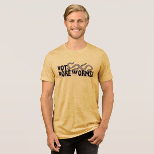 Niet de saaie wormen! Tri-Blend shirt