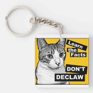 Niet decanteren sleutelhanger