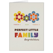 Niet direct ontwerp - Perfecte kleine familiekaart