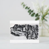 Niet-dode opkomst briefkaart (Staand voorkant)