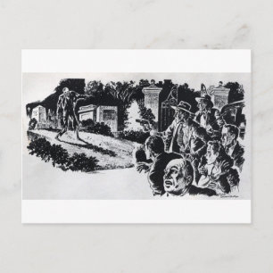 Niet-dode opkomst briefkaart
