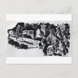 Niet-dode opkomst briefkaart